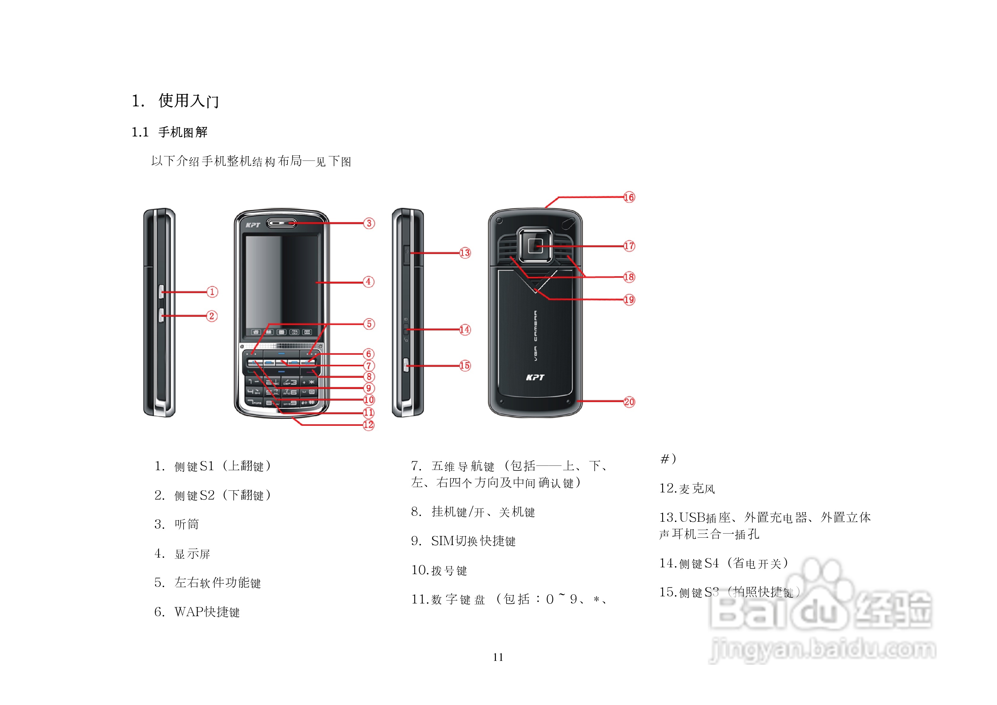 港利通手机KPT5890型使用说明书:[2]