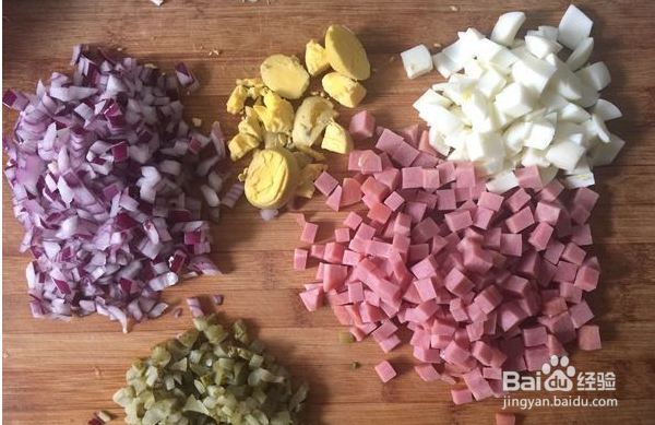 深夜美食--开胃土豆泥沙拉