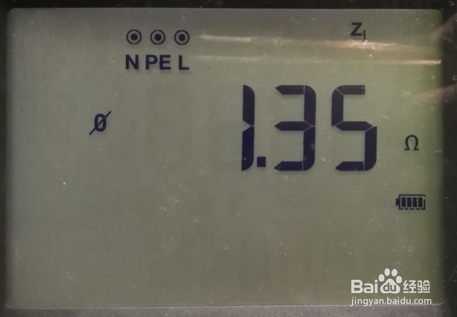 F166X 电气安装测试仪的使用(6、环路阻抗_HI)