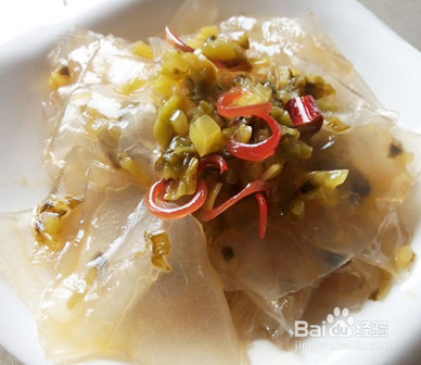 酸菜凉拌粉皮