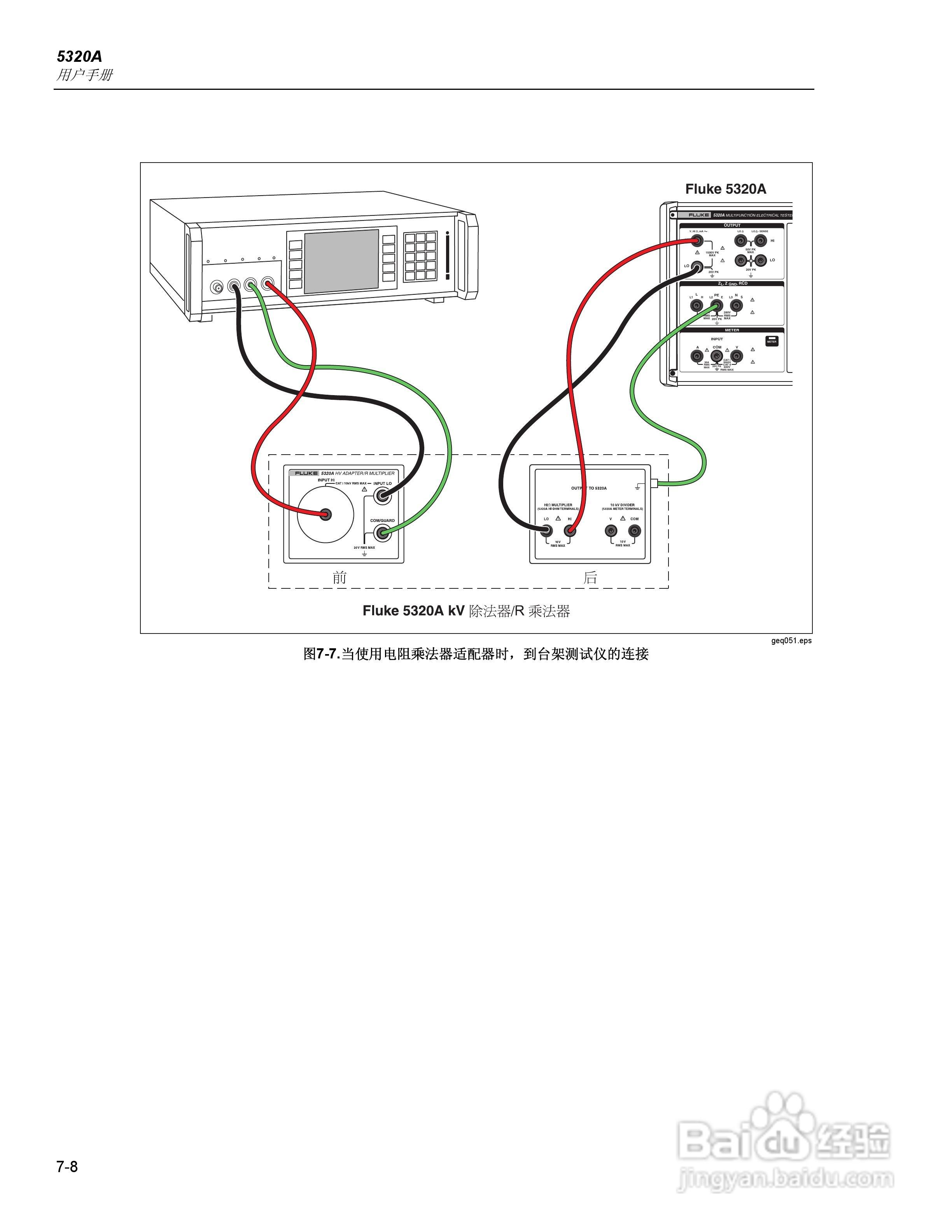 福禄克5320A 多功能电气安全校准器用户手册:[17]