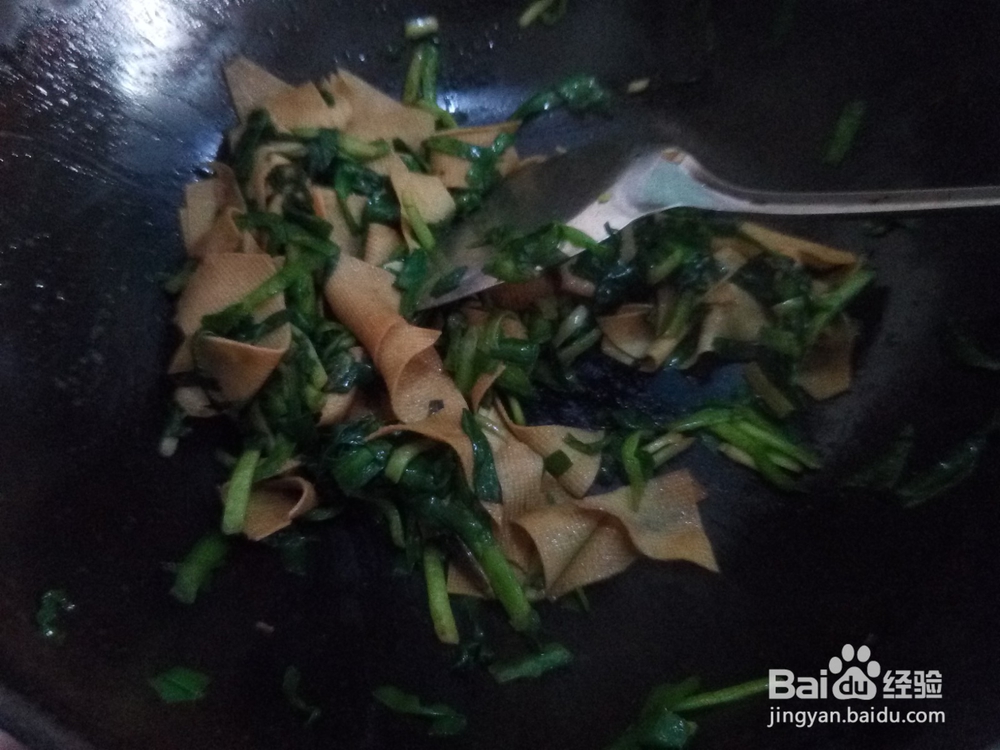 干豆腐片炒韭菜