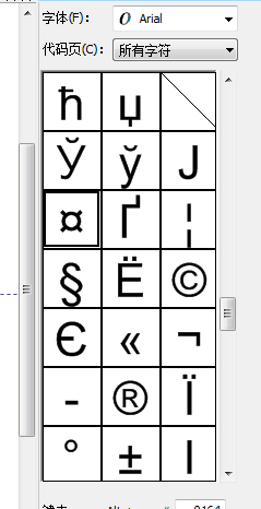 CorelDRAW X4怎么插入特殊字符