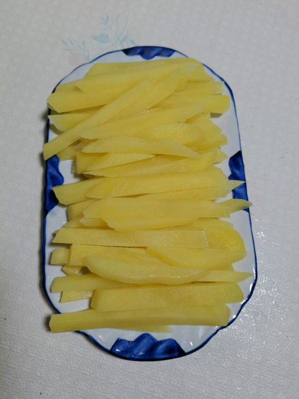 自制无油炸薯条