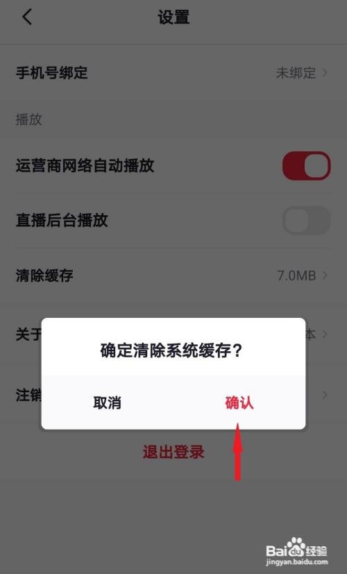 央视频如何清除缓存