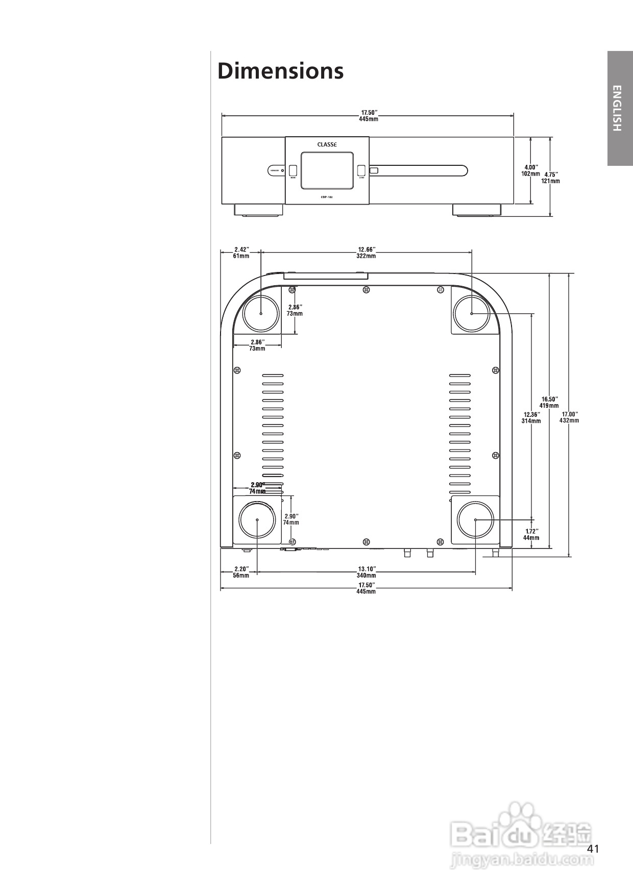 CLASSE CDP-102光盘播放机用户手册:[3]