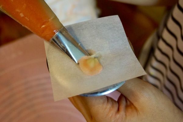 豆沙苹果花纸杯蛋糕