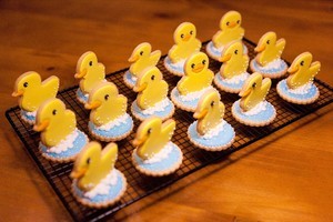 立体小鸭子糖霜饼干