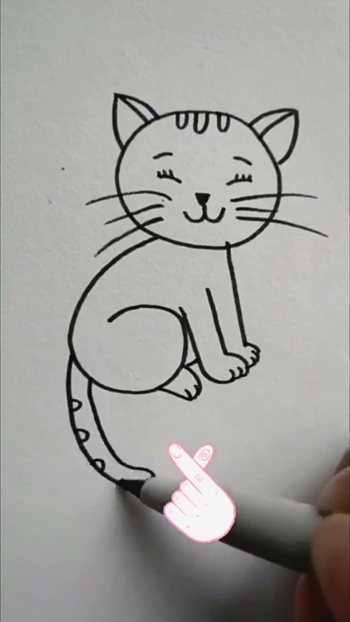 小猫咪简笔画怎么画