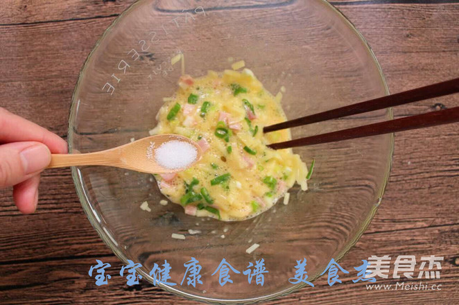 土豆培根鸡蛋饼  宝宝健康食谱