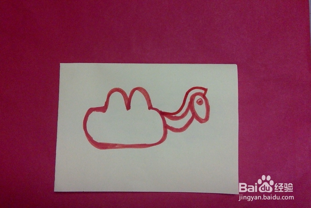 简笔画怎样画骆驼的画法幼儿兴趣培养学画小骆驼