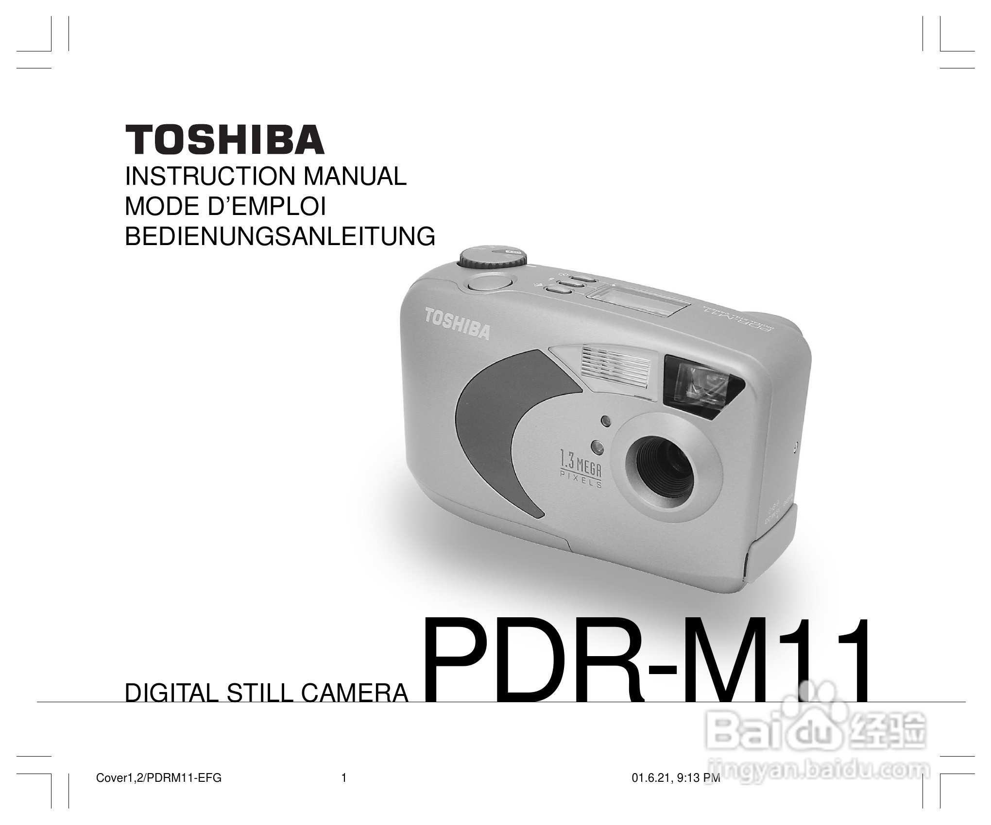 东芝PDR-M11数码相机使用说明书:[1]