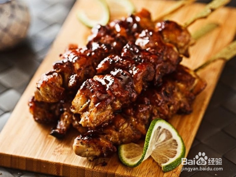 怎样做出家常菜系列之酱烧鸡肉串
