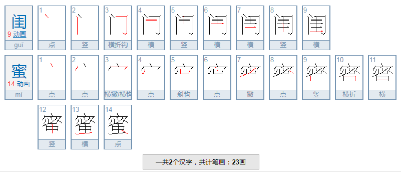 闺蜜怎么写
