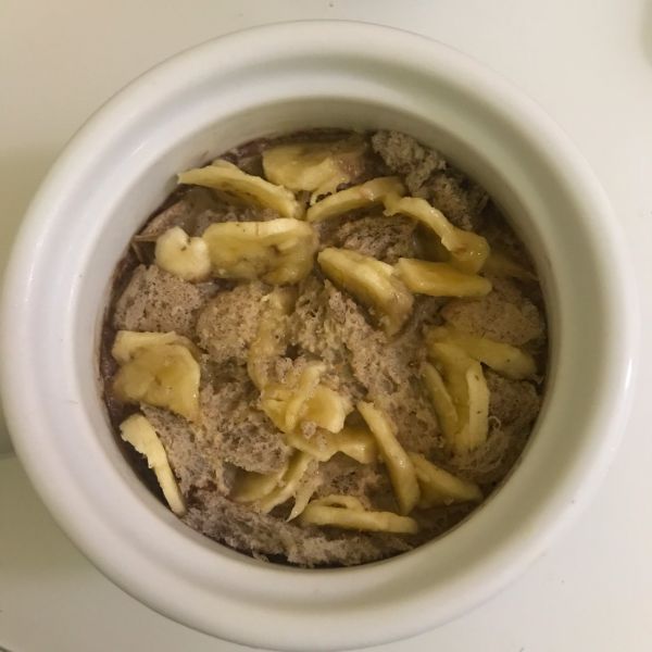 巧克力味燕麦面包布丁