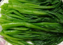 蒜香耗油甜菜心的做法