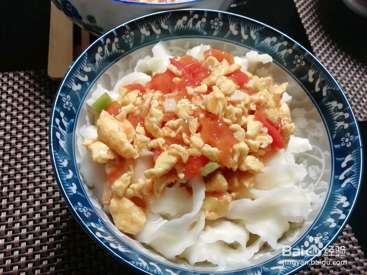 西红柿鸡蛋打卤面的做法