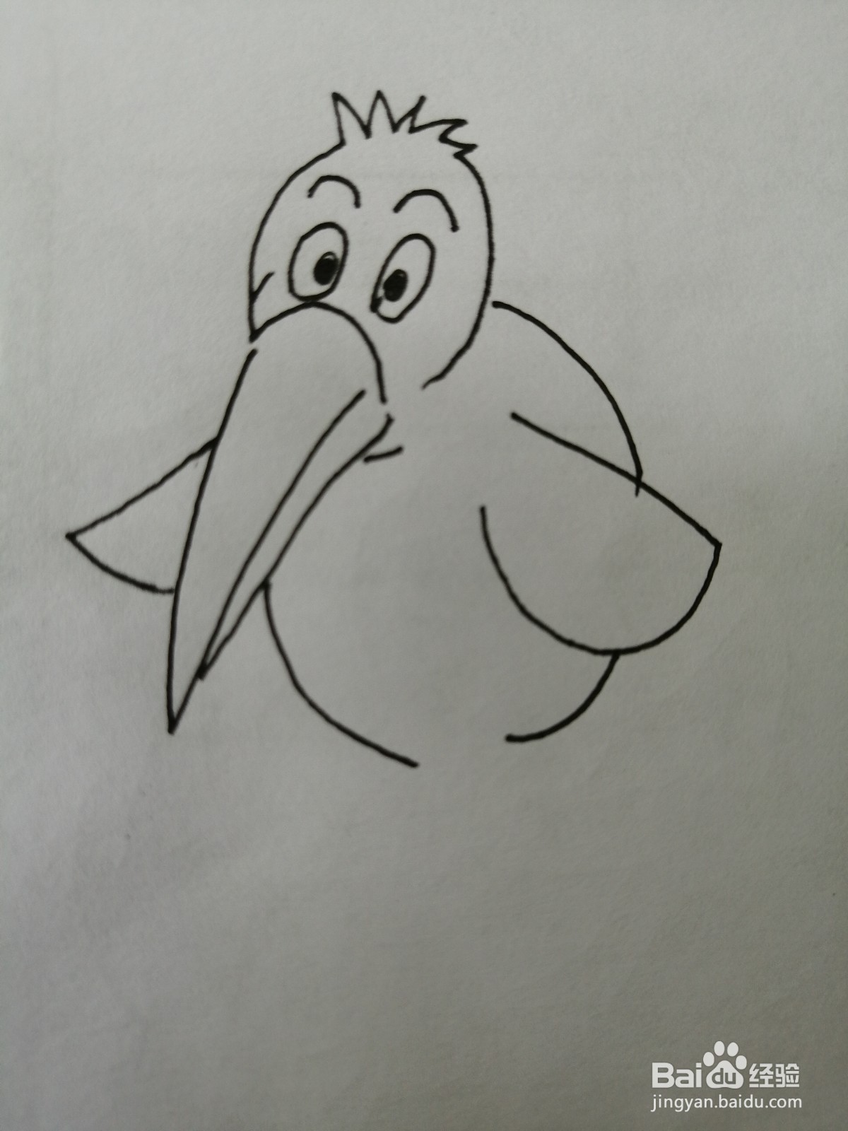 简笔画小鸟怎么画