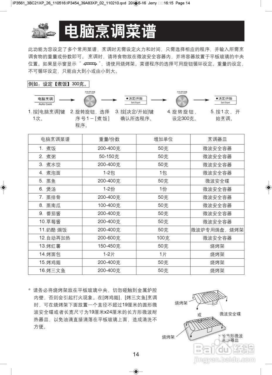 松下NN-GF381M微波炉使用说明书:[2]