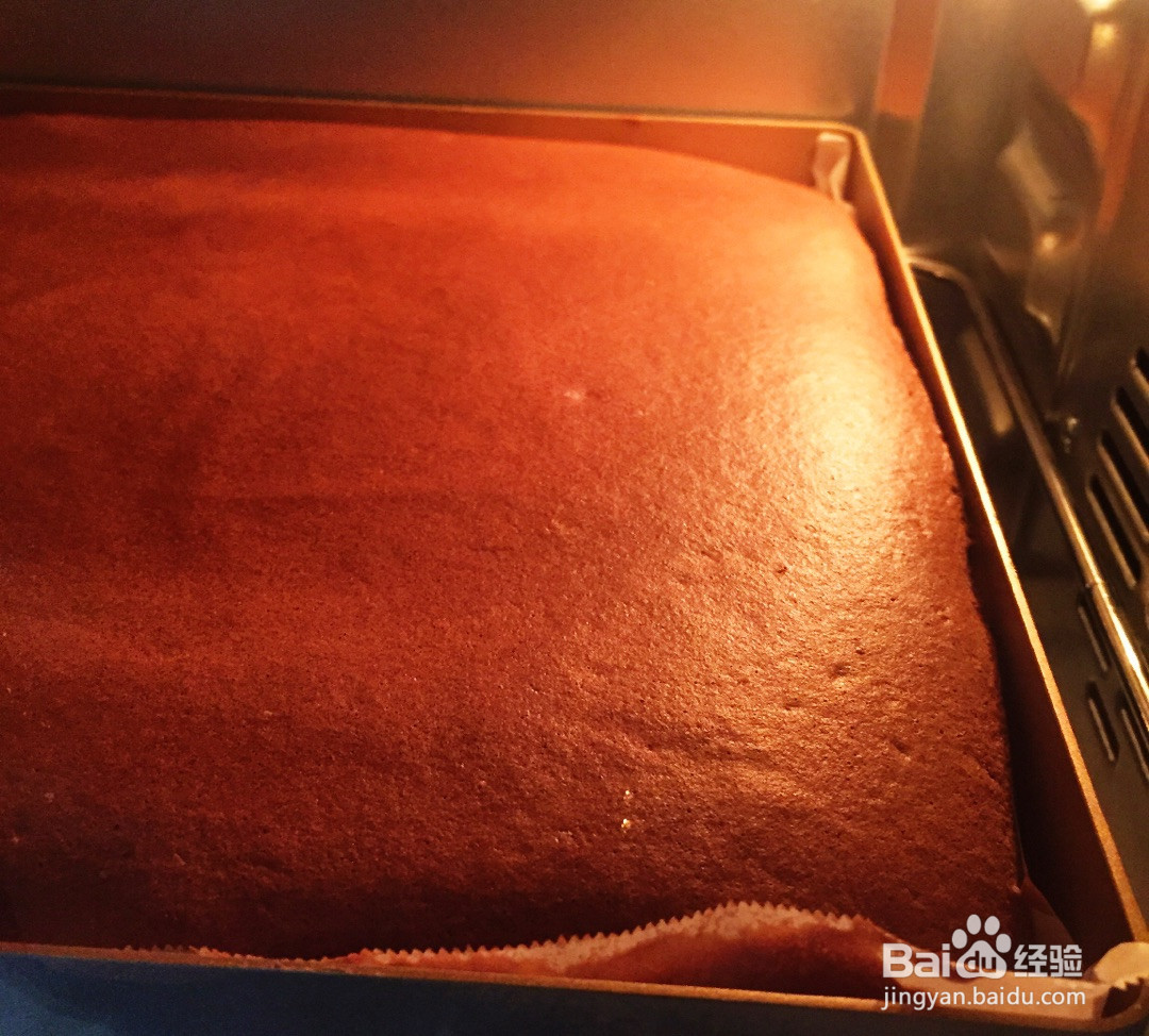 可可蛋糕卷的做法