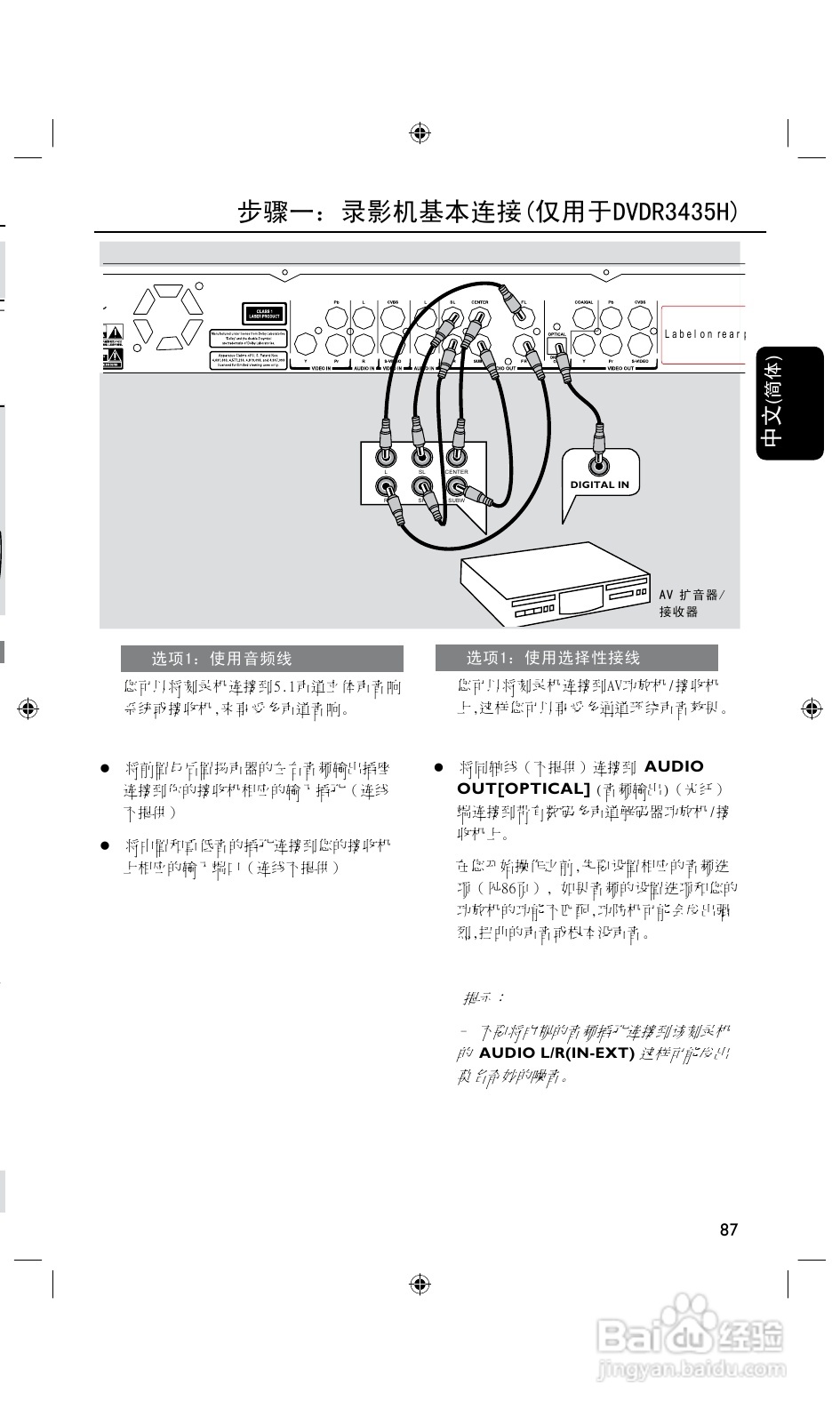 飞利浦DVDR3425H/93 DVD硬盘录像机使用说明书:[1]