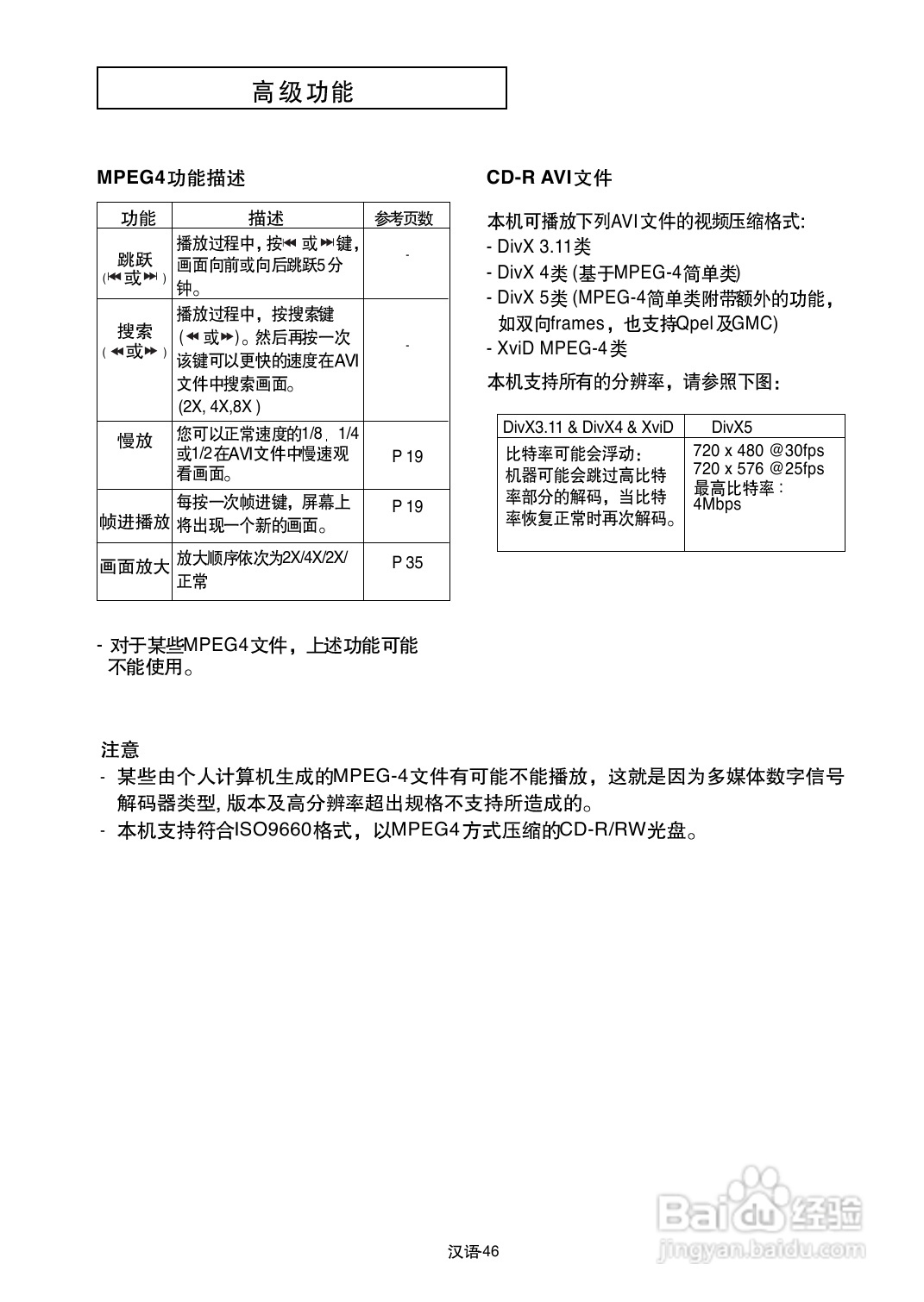 三星DVD-P650K使用说明书:[3]