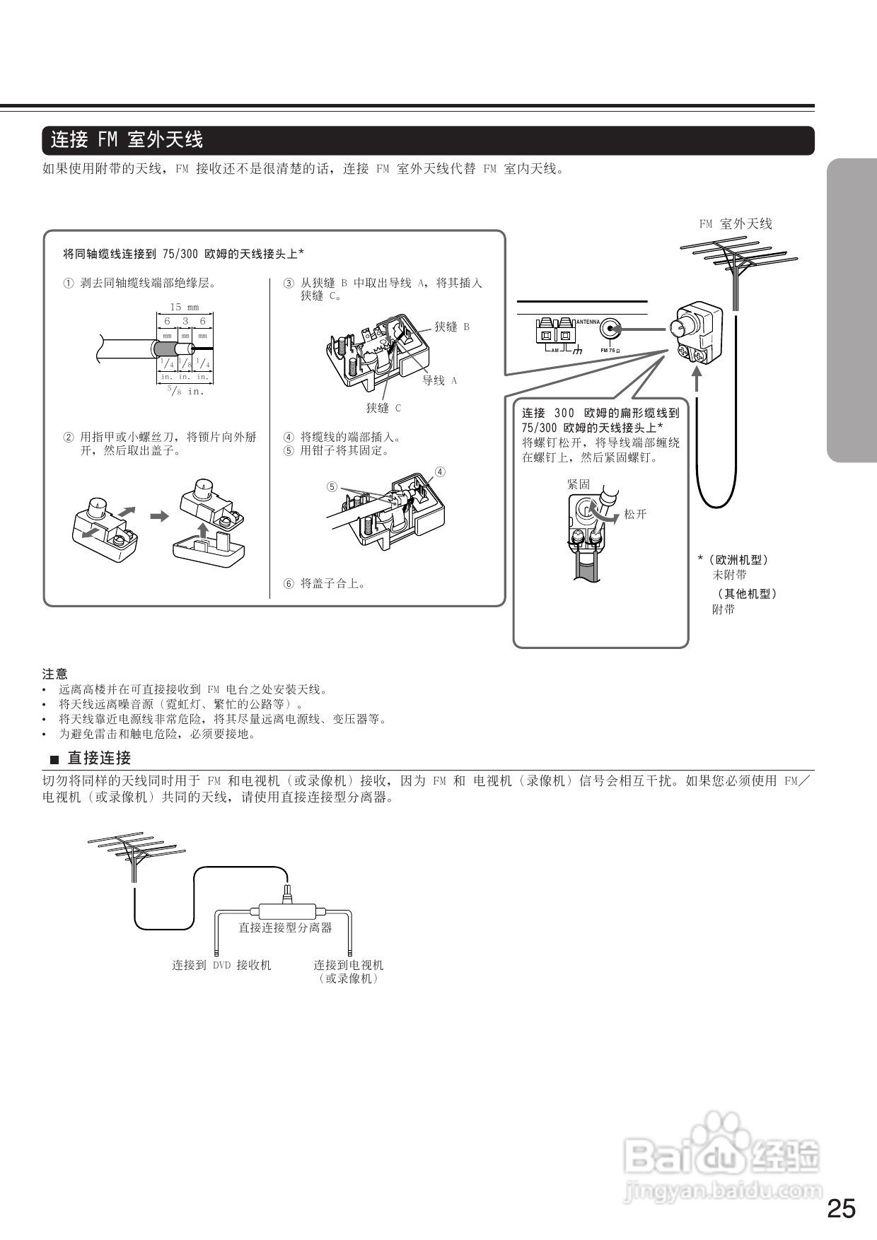 安桥DVD接收机DR-L50型使用说明书:[2]