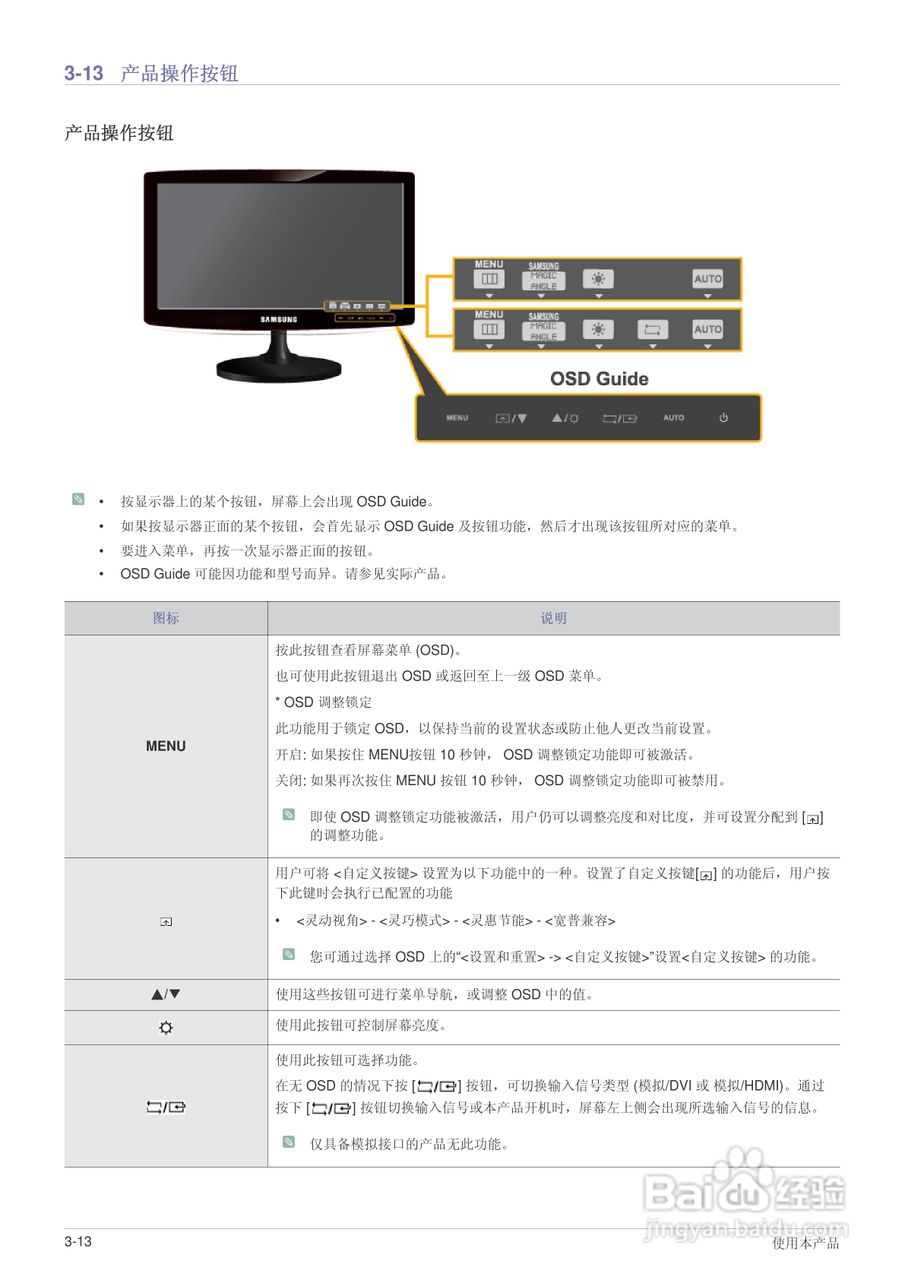 三星S27B370H液晶显示器使用说明书:[4]