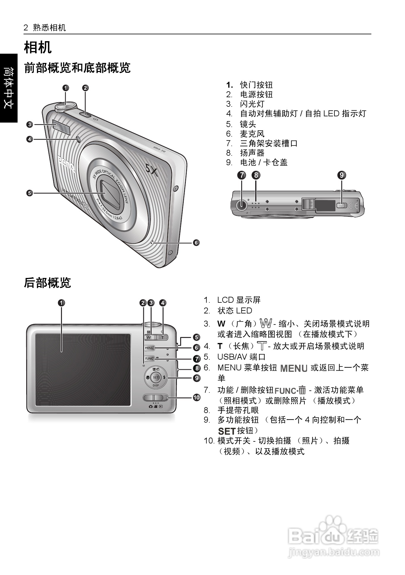 明基S1420数码相机使用说明书:[1]
