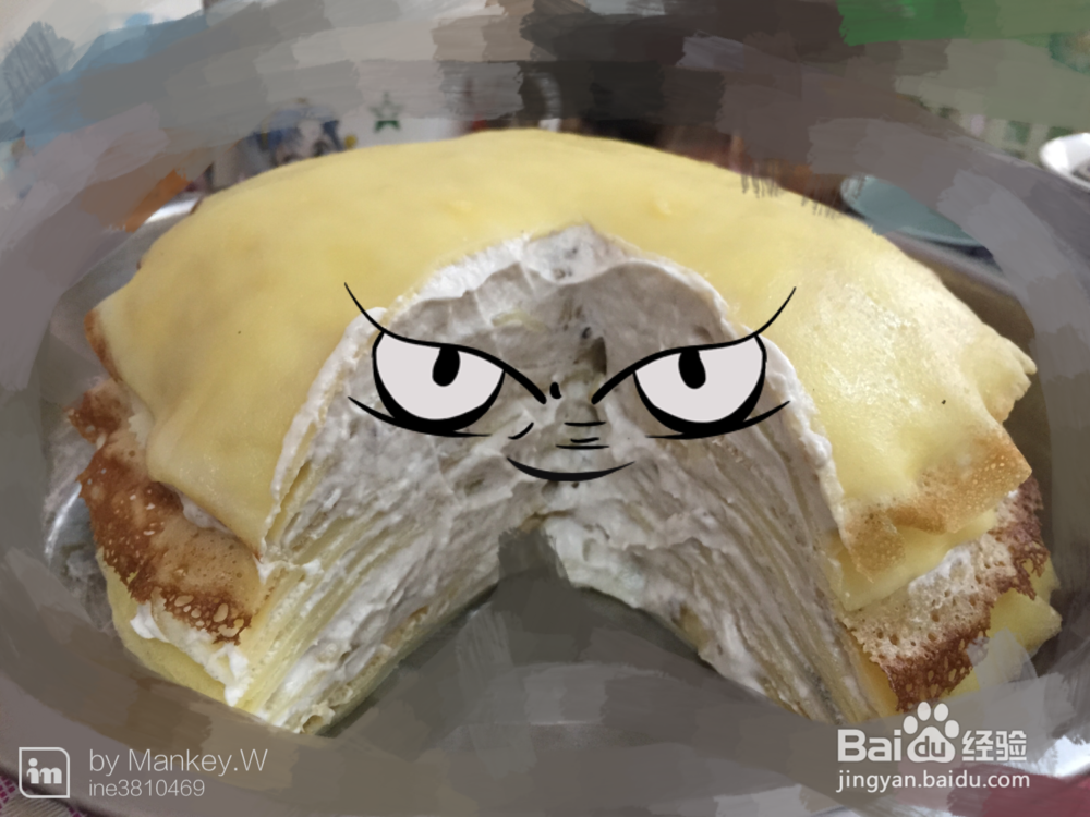 超简单!香蕉千层蛋糕