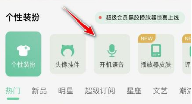 QQ音乐怎么设置开机语音