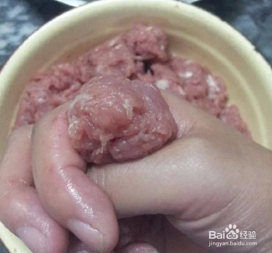 自制肉丸子的做法?