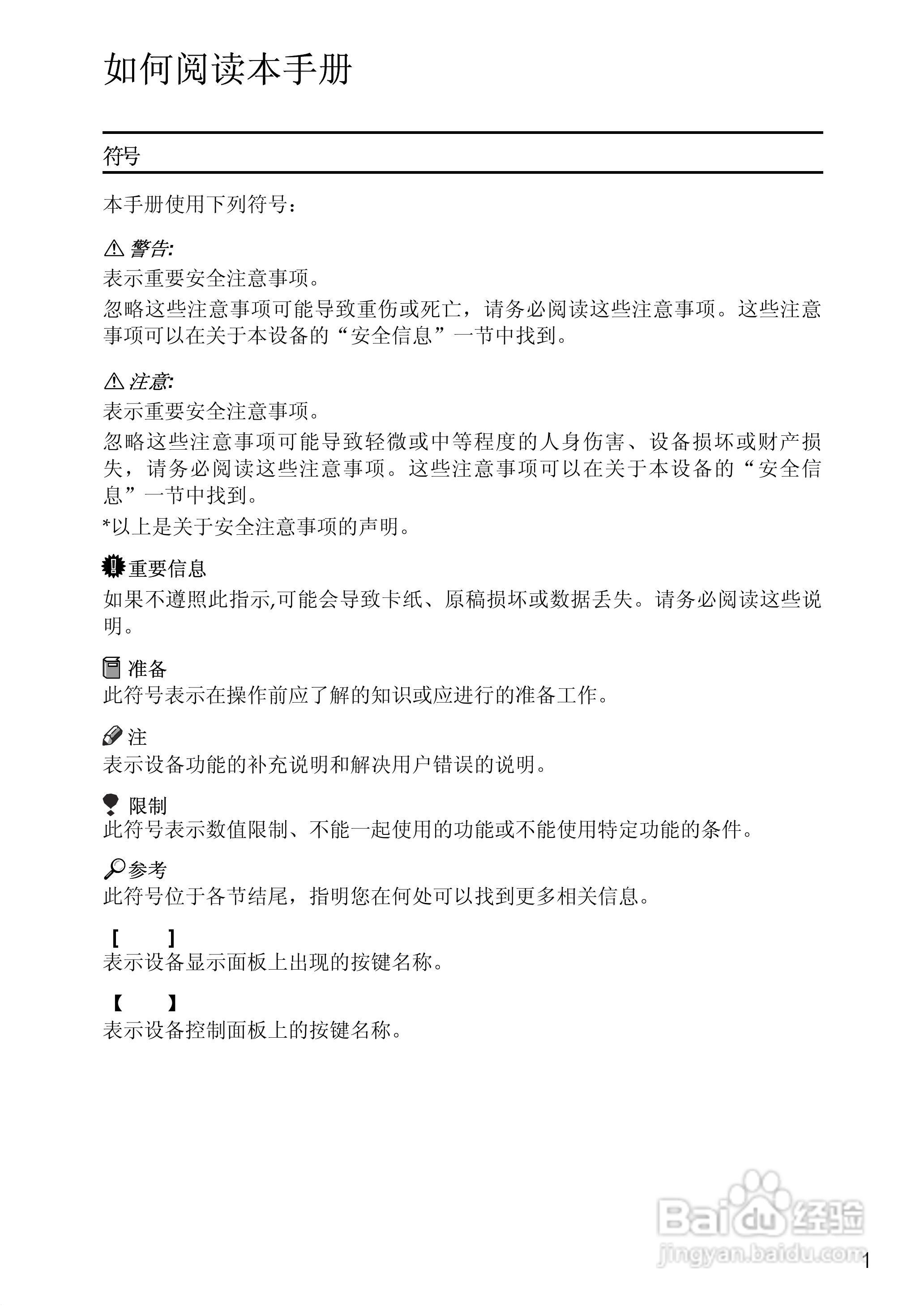 gestetner数码印刷机CP6346操作说明书:[6]