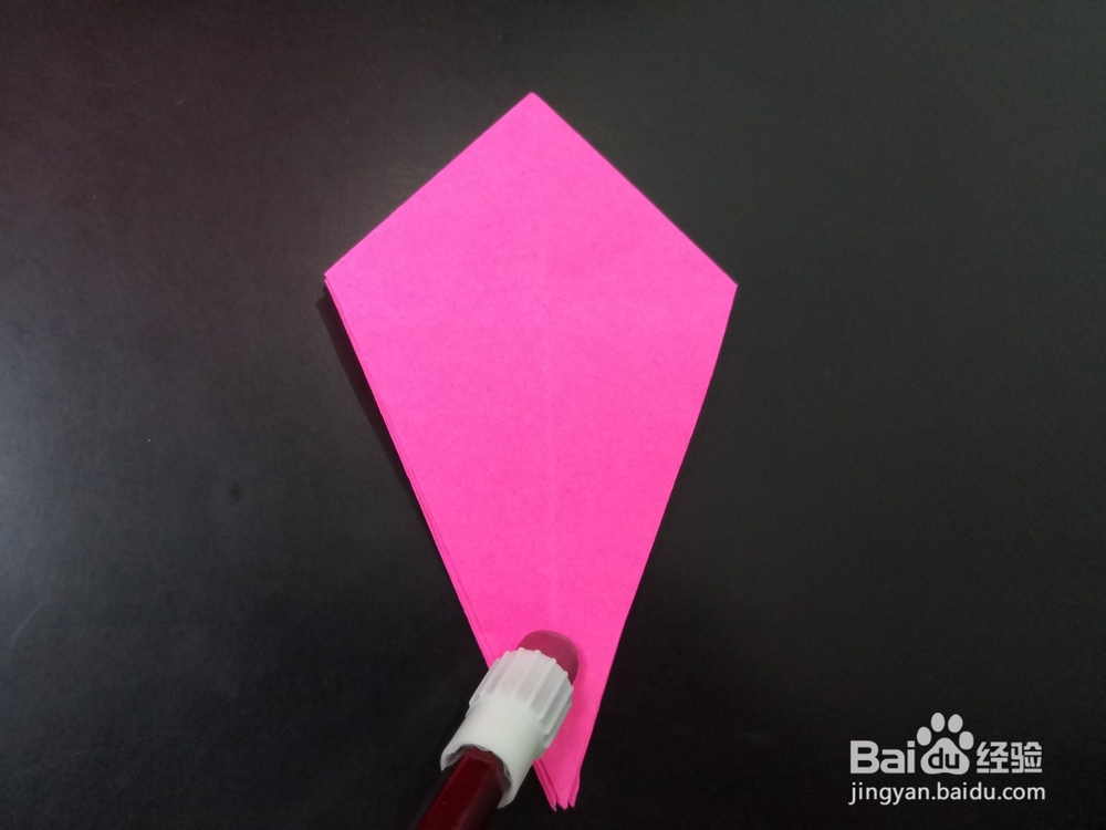 折纸:来一朵简单玫瑰