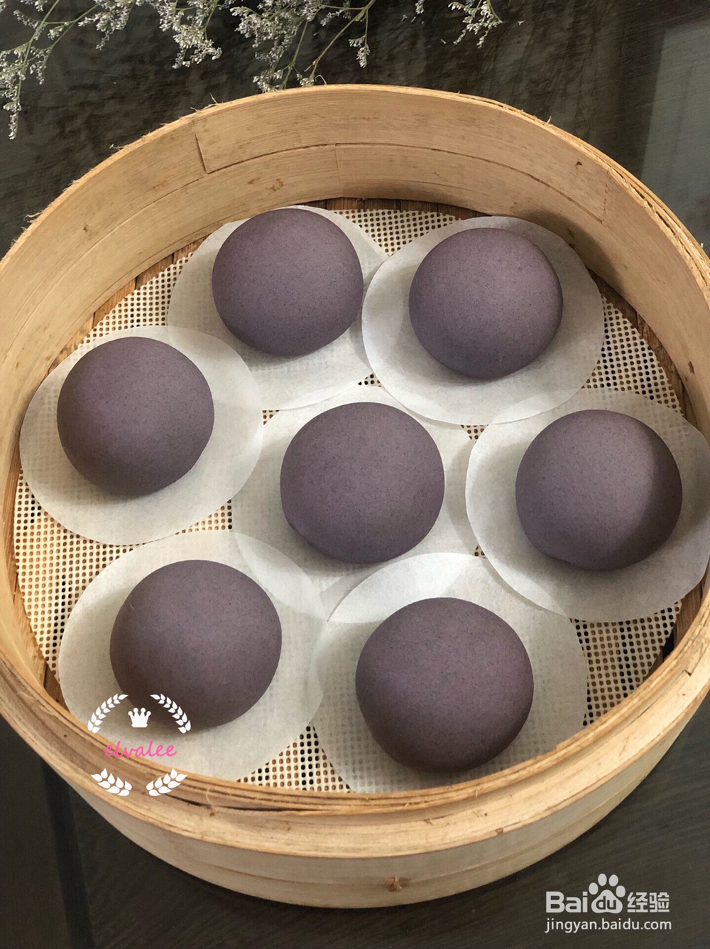 毫无压力做黑米豆沙包