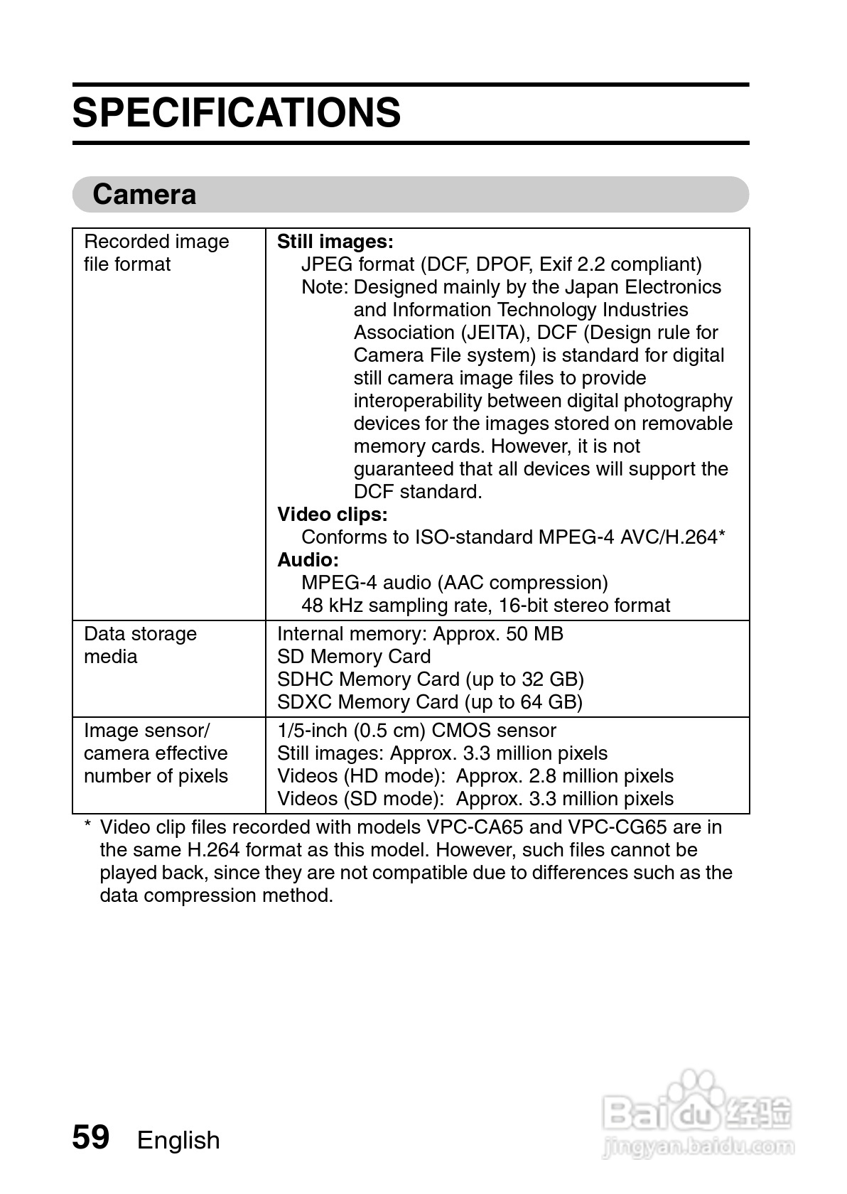 三洋VPC-CS1PX数码摄像使用说明书:[9]