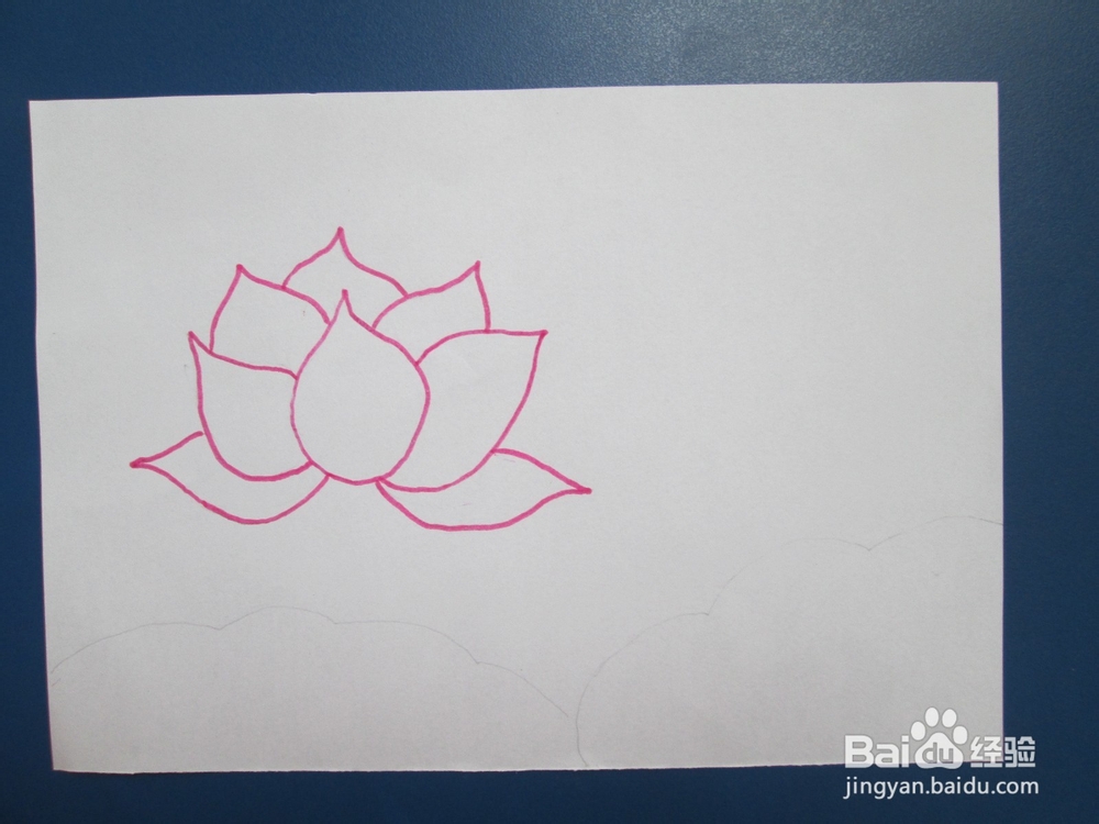 我们来学油画棒：[6]荷花