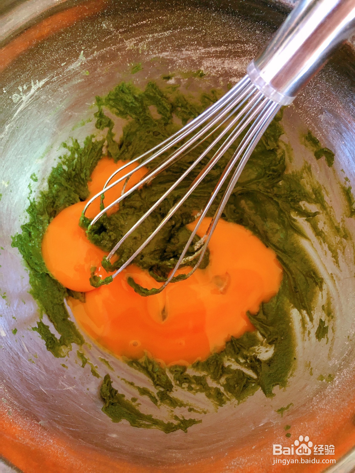 抹茶戚风的做法