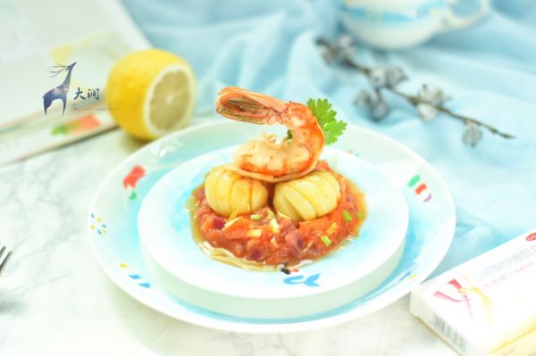 #优思明恋恋冬日,我要稳稳的爱#蕃茄烩虾塔