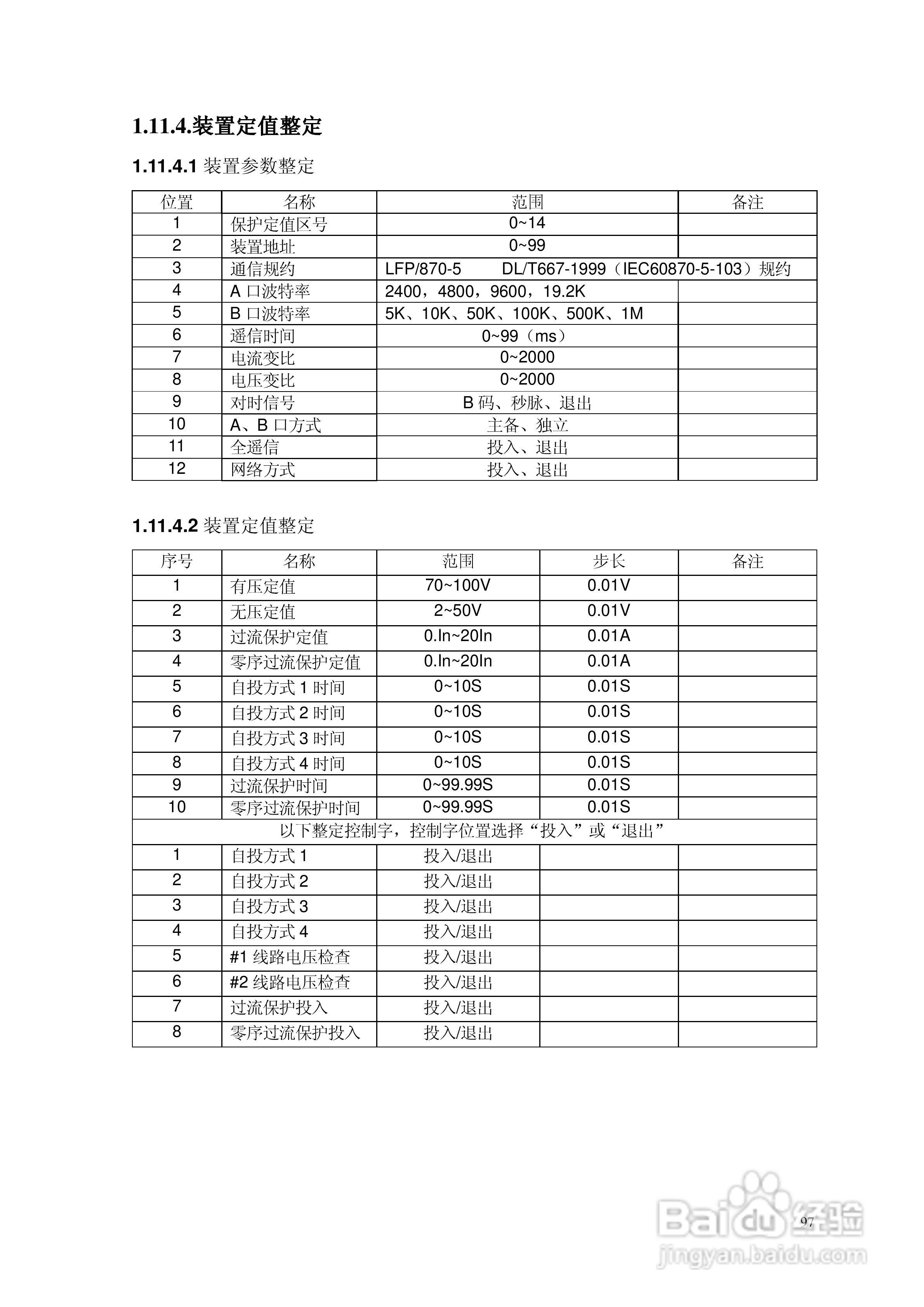 安瑞FSA-3104微机测控装置说明书:[10]