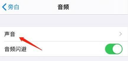 苹果手机旁白如何匹配语音音量