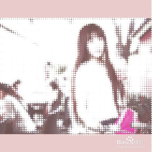 photoshop利用通道及滤镜快速制作点状人像