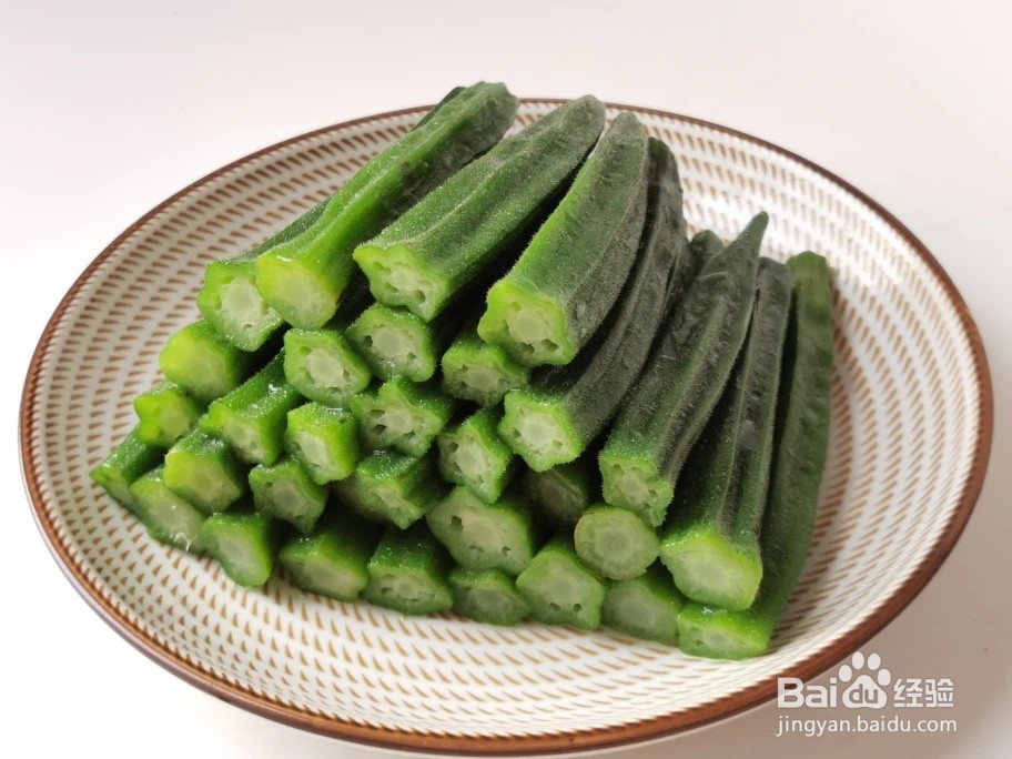凉拌秋葵的做法