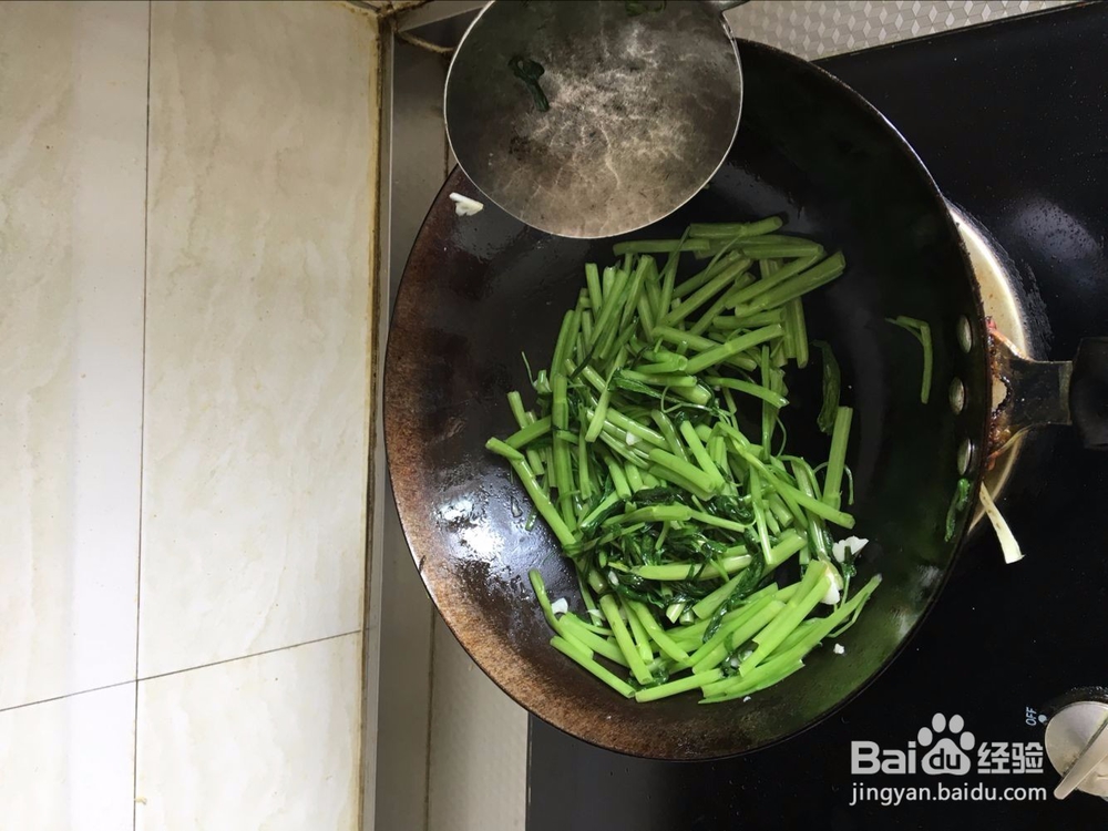 空心菜两分钟速炒法