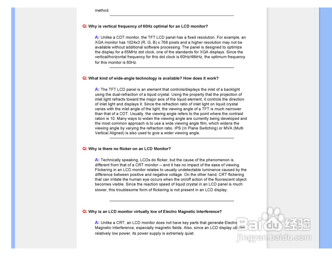 PHILIPS LCD Monitor170A7显示器使用说明书:[1]
