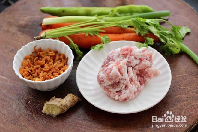 怎么样做美味的胡萝卜猪肉饺子