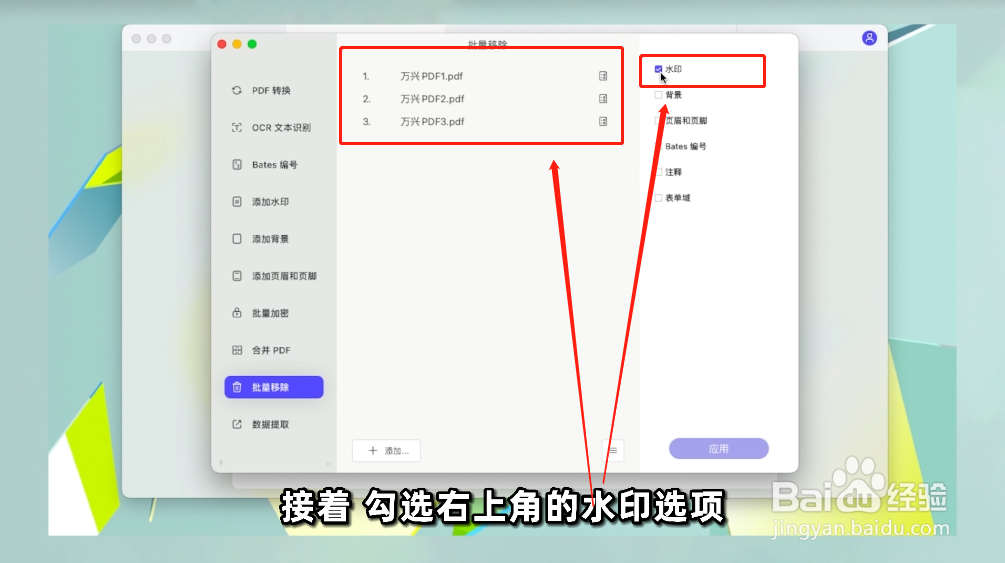 如何在Mac上去除PDF文档水印?