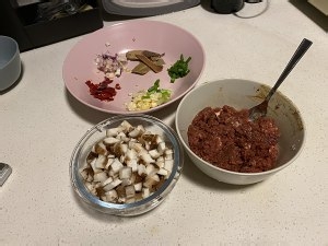 香菇牛肉健身餐
