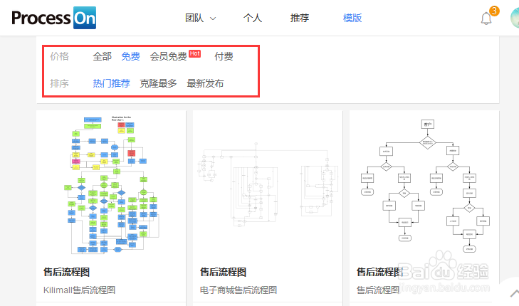 ProcessOn网页版怎么克隆别人的模板