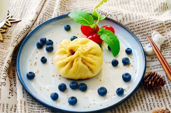 黑椒牛肉生煎包